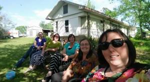 Enjoying the beautiful afternoon. 